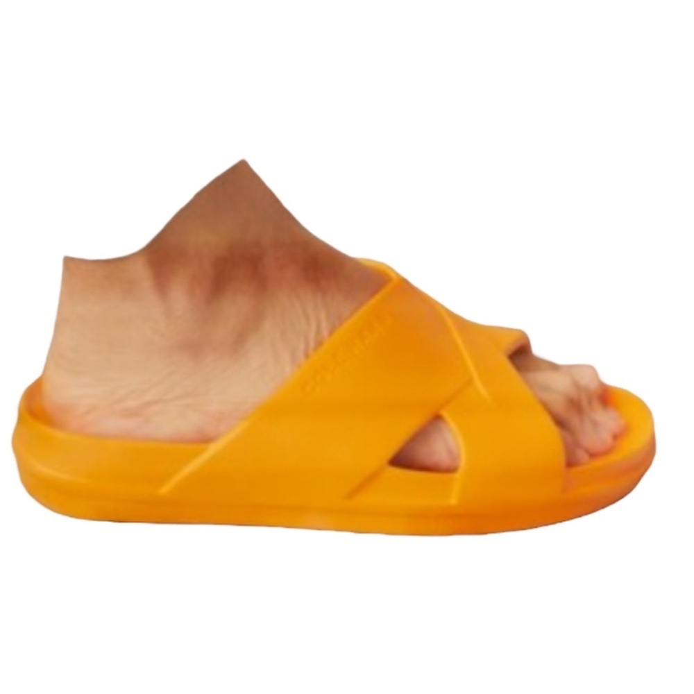 Cole Haan Orange Slide Sandals